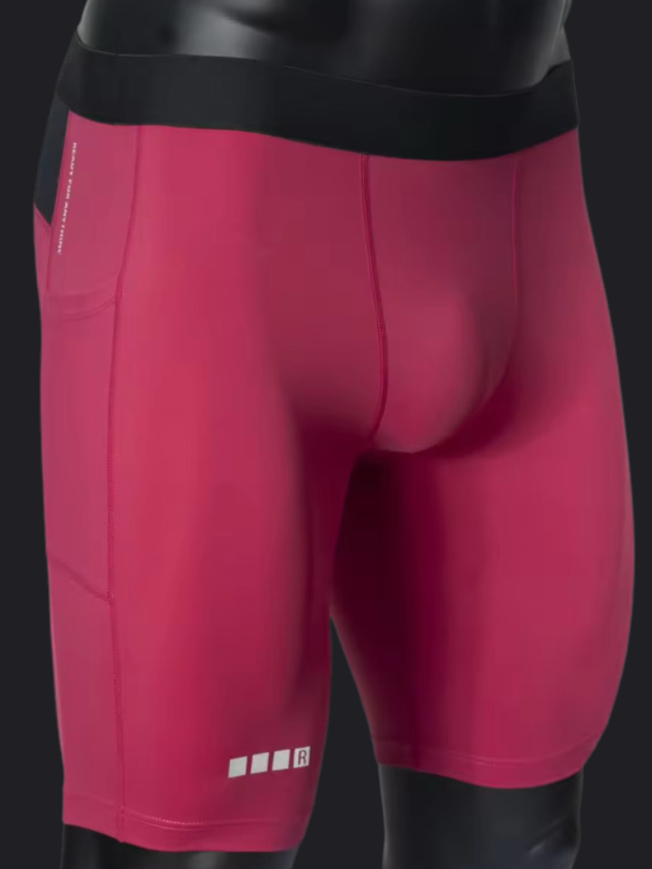 Pink Compression Shorts
